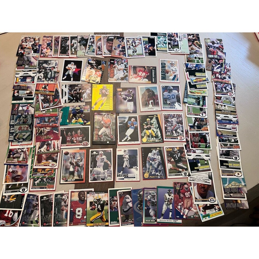 Lot Of Over 100 Football Cards NFL Rare Terrell Davis
